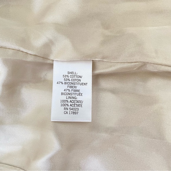 Banana Republic Women’s Off-white Trench Coat - Picture 8 of 10
